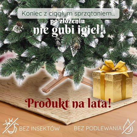 Choinka sztuczna z szyszkami Premium Royal Trees 220 cm sosna diamentowa ośnieżona