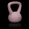 Kettlebell miękki 2kg ciężar do ćwiczeń, kula treningowa, fitness, jasnoróżowy
