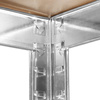 Regały metalowe magazynowe 2 szt. 180x90x40cm 875kg 5 półek do garażu, piwnicy