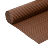 Osłona PVC maskująca 500x160 cm mata na balkon, taras, ogrodzenie, brązowa