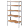 Regał metalowy magazynowy 5 półek 180x90x40cm 875kg do piwnicy, garażu