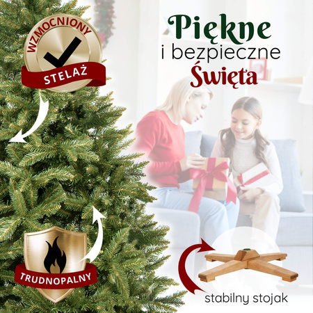 Choinka sztuczna Premium Royal Trees 150 cm świerk kaukaski, drzewko świąteczne