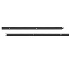 System drzwi przesuwnych 200 cm barn door, prowadnica z ozdobnymi okuciami do 100 kg czarny