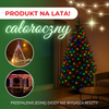 Lampki choinkowe 300 LED 15 m multikolor zewnętrzne oświetlenie świąteczne
