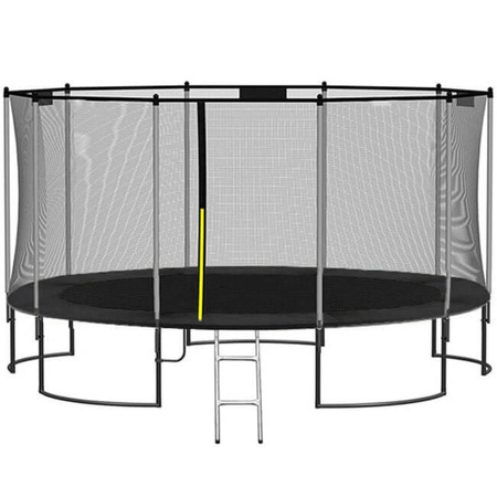 Osłona na sprężyny z siatką zewnętrzną do trampoliny 10FT 305 cm czarna