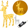 Renifer Led ozdoba świetlna 100 LED dekoracja ciepły biały