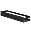 Półka łazienkowa wisząca pod prysznic 40x10 cm stal nierdzewna loft czarna 