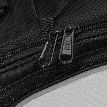 Torba rowerowa na bagażnik sakwa 14L szaro-czarna