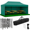 Pawilon handlowy 3x6 m namiot handlowy ekspresowy na imprezy, targ, catering, zielony