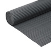 Osłona balkonowa 500x160 cm PVC maskująca na taras, z mocowaniem i profilem ciemnoszara