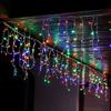 Kurtyna świetlna 1000 led girlanda, lampki wewnętrzno-zewnętrzne 45 m sople multikolor