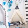 Namiot Tipi czarny w chmury