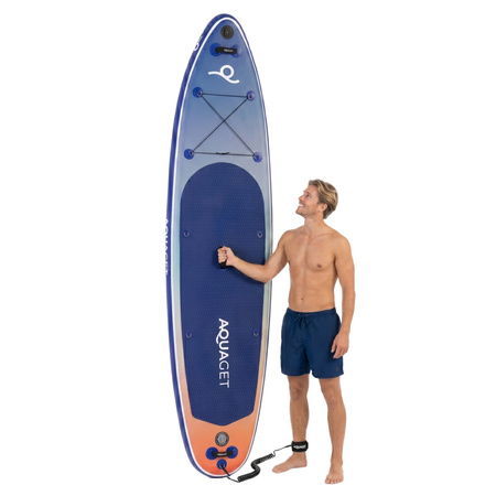 SUP 350 cm zestaw deska pompowana stand up paddleboard do pływania z siedziskiem, akcesoria