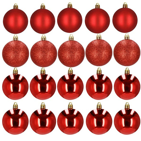 Bombki choinkowe na choinkę 4 cm zestaw 20 szt.