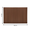 Osłona PVC maskująca 500x140 cm mata na balkon, taras, ogrodzenie, brązowa