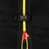 Siatka do trampoliny zewnętrzna z osłoną na sprężyny 427 cm 14 FT 8 słupków niebieska