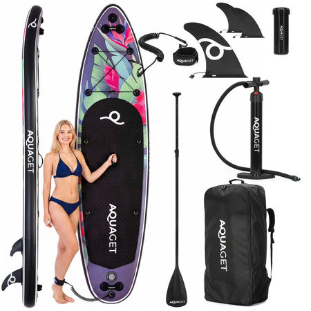 SUP do pływania 320 cm deska paddleboard stand up pompowana z wiosłem i kompletem akcesoriów