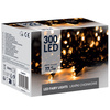 Lampki choinkowe 300 LED 15 m biały ciepły zewnętrzne oświetlenie świąteczne