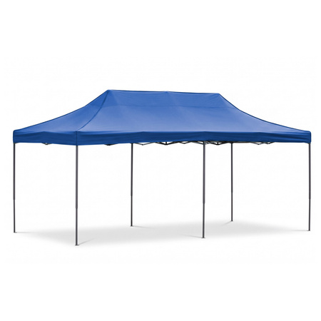 Pawilon handlowy 3x6 m namiot handlowy ekspresowy na imprezy, targ, catering, niebieski