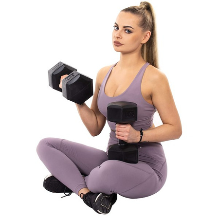 Ciężarki HEX 10kg czarne 2x5kg