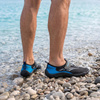 Buty do wody, pływania męskie 42 obuwie plażowe, szybkoschnące, czarno-niebieskie