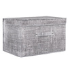 Pudełko do przechowywania 30x50x40cm organizer zamykany szary