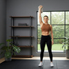 Kettlebell miękki 10 kg ciężar do ćwiczeń, kula treningowa, fitness, beżowy
