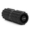 Roller fitness do masażu ciała, masażer piankowy wałek średnio twardy, czarny