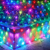 Kurtyna świetlna multikolor 144 Led siatka lampki wewnętrzno-zewnętrzne