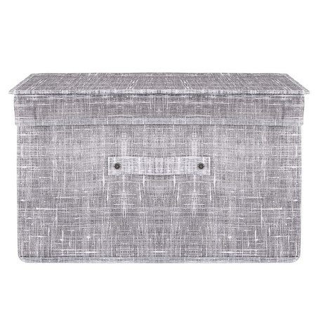 Pudełko do przechowywania 25x40x30cm organizer zamykany szary