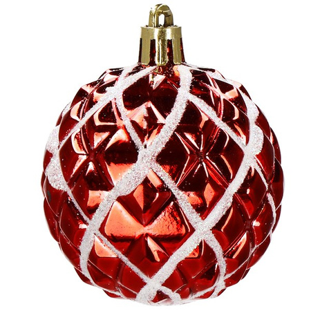 Bombki choinkowe 42 szt. ozdoby świąteczne zestaw 3/6cm