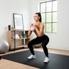 Kettlebell miękki 2kg ciężar do ćwiczeń, kula treningowa, fitness, jasnoróżowy