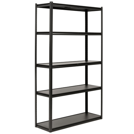 Regał magazynowy, metalowy 200x120x40 cm 5 półek, udźwig 750 kg do garażu, piwnicy