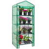 Regał foliowy, warzywniak ogrodowy UV-4 130g/m2 1,6x0,5x0,7 m zielony 
