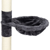 Słupek do drapania dla kota sufitowy sizal drapak 245 - 260 cm