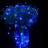 Lampki choinkowe z pilotem 480 led druciki na prąd niebieski