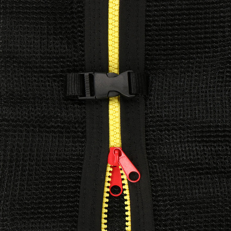 Siatka do trampoliny zewnętrzna z osłoną na sprężyny 427 cm 14 FT 8 słupków niebieska