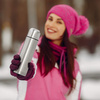 Termos do kawy i herbaty 500 ml stal nierdzewna turystyczny srebrny
