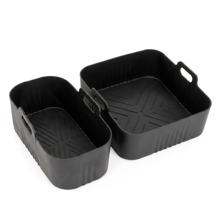 Wkład silikonowy do Air Fryer 1,5-3 L zestaw 2 szt.  foremka do frytkownicy beztłuszczowej