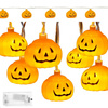 Dekoracja na Halloween łańcuch świetlny dynie girlanda 10 LED
