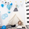 Namiot Tipi czarny w chmury
