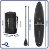 SUP 350 cm zestaw paddleboard deska pompowana do pływania z wiosłem i akcesoriami