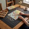 Mata do puzzli 1500 elementów 114x67 cm zwijana plansza do układania