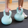 Kettlebell miękki 8 kg ciężar do ćwiczeń, kula treningowa, fitness, turkusowy
