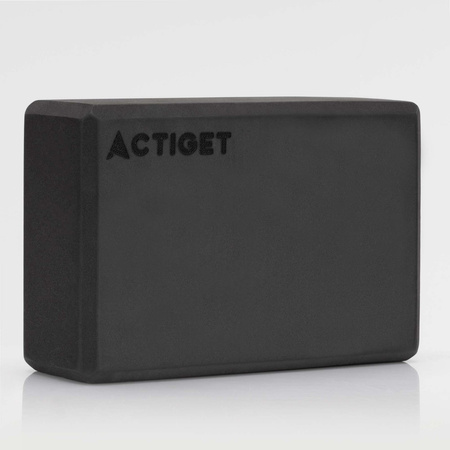 Kostka do jogi 23x15x7,5 cm pianka EVA blok do ćwiczeń klocek do pilates stretching czarny