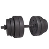 Hantle kompozytowe 30kg 2x15kg gryf zestaw