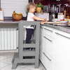 Kitchen helper pomocnik kuchenny, podest dla dzieci 90 cm szary