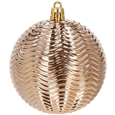 Bombki choinkowe 33 szt. zawieszki na choinkę ozdoby świąteczne rose gold