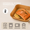 Wkłady do Airfryer 100 szt. 20 x 20 cm papierowe tacki do frytkownicy beztłuszczowej