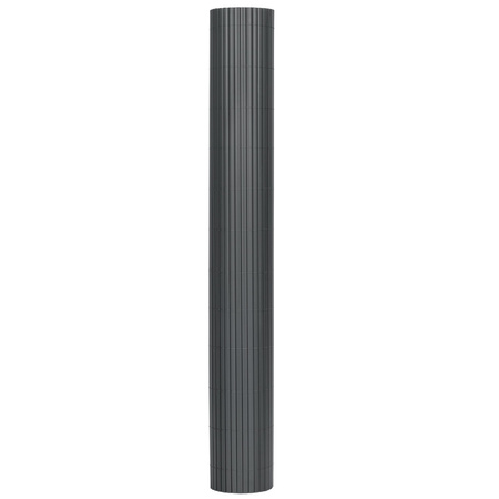 Osłona PVC maskująca 500x140 cm mata na balkon, taras, ogrodzenie, ciemnoszara